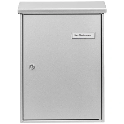 Afbeelding van Burg Wächter 61100 LETTER 5832 SI Brievenbus Staal Zilver Sleutelslot