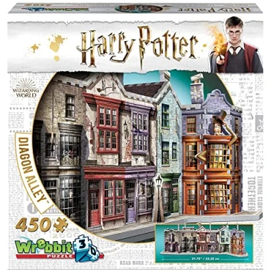 Afbeelding van 3D puzzel Harry Potter Diagon Alley Wrebbit W3D 1010 (450 pcs)