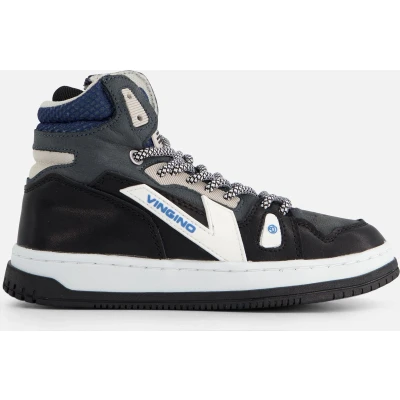 Afbeelding van Vingino Joshua MID Sneakers hoog voor kinderen, Maat: 36, Black Schoenen