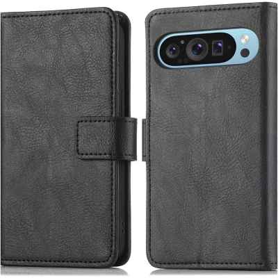 Afbeelding van imoshion Hoesje Geschikt voor Google Pixel 9 Pro XL Met Pasjeshouder Luxe Bookcase Zwart