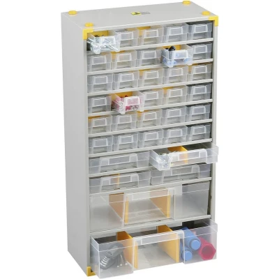 Afbeelding van Allit Werkplaatsmagazijnkast (l x b h) 300 140 565 mm Aantal vakken: 36 Inhoud 1 stuk(s)