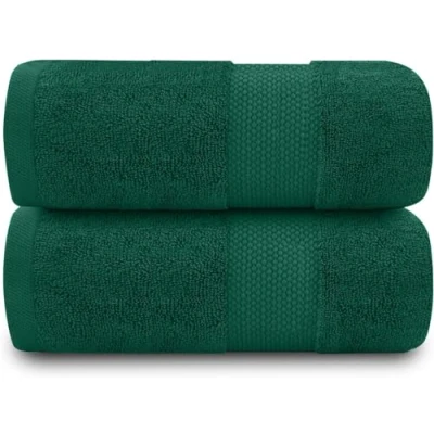Afbeelding van GC GAVENO CAVAILIA Set van 2 zachte badhanddoeken Egyptisch katoen, 700 g/m², waterabsorberend, groen