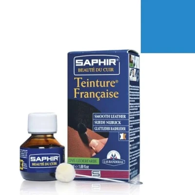 Afbeelding van Saphir Teinture française leerverf 23 Basis blauw