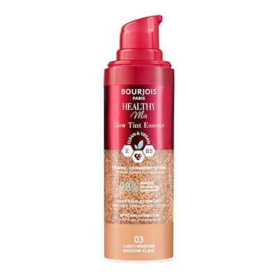 Afbeelding van Bourjois Healthy Mix Glow Tint Essence Vochtinbrengende Essentie voor het nivelleren van de teint, 03 Light Clair, 30 ml