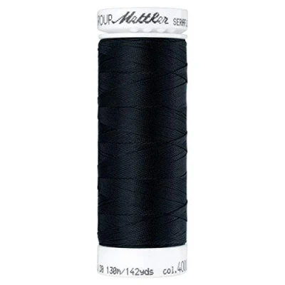 Afbeelding van Mettler SERAFLEX Elastische naaigaren, 130 m, zwart