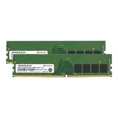 Image de Transcend JetRAM DDR4 kit 16 Go: 2 x 8 Go DIMM 288 broches 3200 MHz / PC4 25600 CL22 1.2 V mémoire sans tampon non ECC
