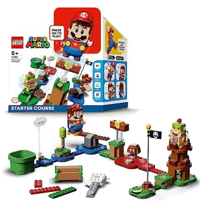 Afbeelding van LEGO 71360 Super Mario starter Pack, avontuur, interactief speelgoed, bouwspel met figuur, meerkleurig