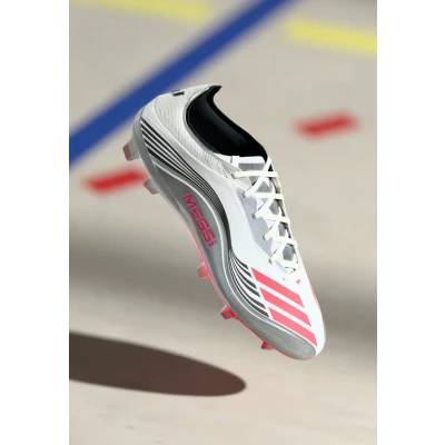 Afbeelding van adidas Performance F50 Messi PRO FG Voetbalschoenen met kunststof noppen footwear white/lucid red/silvercoloured metallic, Heren, Maat: 40 Schoenen