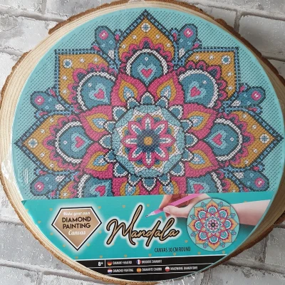 Afbeelding van Diamond Painting Mandala Canvas, 30cm