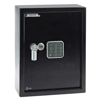 Afbeelding van Yale Elektronische Sleutelkluis Sleutelkast Cijferslot Sleutelbox voor 48 sleutels 365 x 300 100 mm Zwart