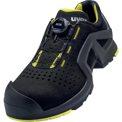 Afbeelding van uvex 6568 6568244 Lage veiligheidsschoenen S1P Schoenmaat (EU): 44 Zwart/geel 1 paar