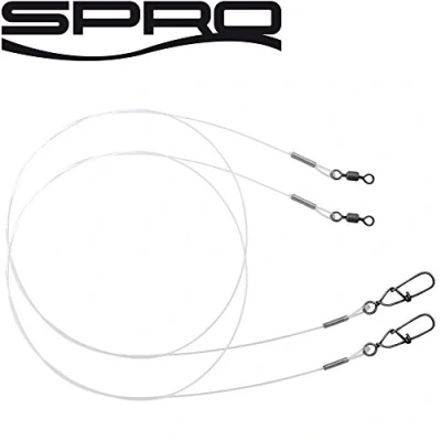 Image de Spro Fluorocarbon Leader &#039;Matt Black&#039; 40cm 0,45mm (15kg) Bas de ligne carnassier