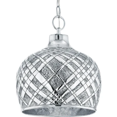 Afbeelding van EGLO Vintage Saltash Hanglamp 1 Lichts Chroom