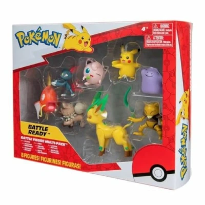 Afbeelding van Actiefiguren Pokémon Pikachu, Sneasel, Magikarp, Abra, Rockruff, Ditto, Bayleef &amp; Jigglypuff