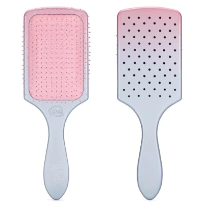 Afbeelding van WetBrush ontwarrende borstel met HeatFlex en aquavent borstelharen om te helpen drogen, breder oppervlak ontwart in minder tijd, het haar gemak, ombre, roze