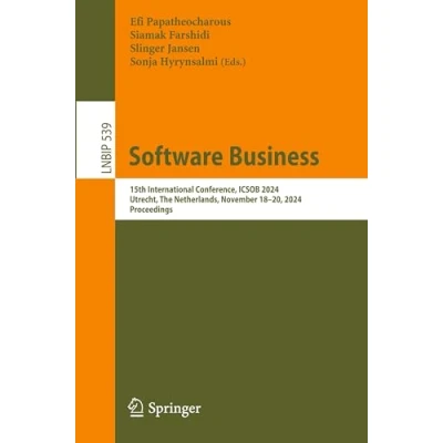 Afbeelding van Lecture Notes in Business Information Processing Software