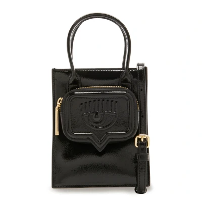 Afbeelding van Chiara Ferragni Range Eyelike Pocket Sketch Handtas, Dames, Maat: One Size, Black