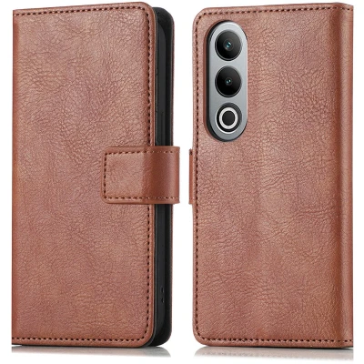 Afbeelding van iMoshion Hoesje Geschikt voor OnePlus Nord CE 4 Met Pasjeshouder Luxe Bookcase Bruin