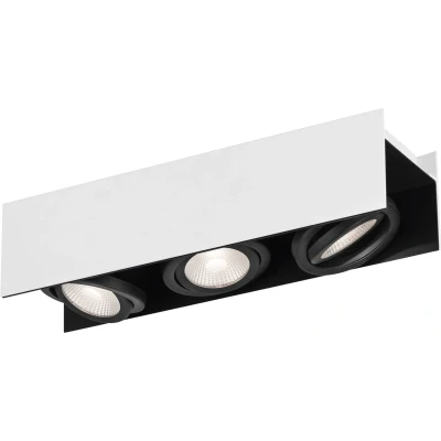 Afbeelding van Eglo Verlichting Plafondlamp &#039;VIDAGO&#039; 3L wit/zwart