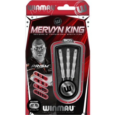 Afbeelding van Darts Winmau Mervin King Silver 24gr.90%