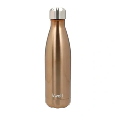 Afbeelding van S&#039;well Original Waterfles, Pyrite, 500ml. Vacuüm geïsoleerde drinkfles voor koude en warme dranken BPA vrije roestvrijstalen onderweg