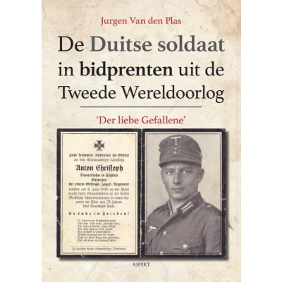 Afbeelding van de Duitse soldaat in bidprenten uit Tweede Wereldoorlog