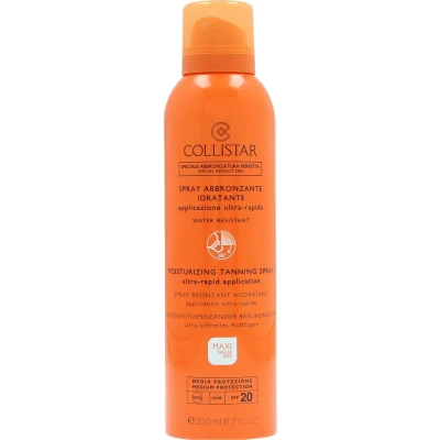 Afbeelding van 2x Collistar Moisturizing Tanning Spray SPF20 200 ml