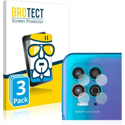 Afbeelding van BROTECT Screenprotector voor Motorola Moto G100 (ALLEEN Camera Lens) Folie Beschermfolie Beschermglas transparant (3 Stuks)
