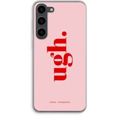 Afbeelding van Case Company® hoesje geschikt voor Samsung Galaxy S23 Plus Ugh Soft Cover Telefoonhoesje Bescherming aan alle Kanten en Schermrand