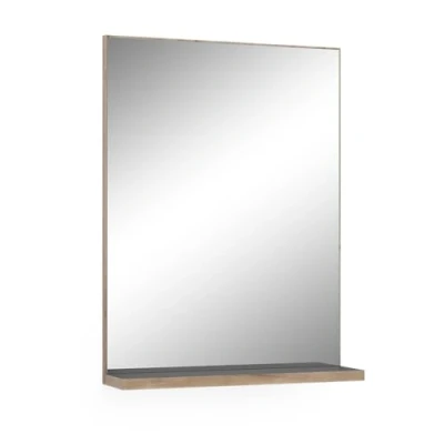 Afbeelding van Vicco Niko Badkamerspiegel 60 x 80 cm Antraciet