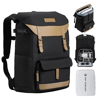 Afbeelding van K&amp;F Concept Camerarugzak, stoffen rugzak voor spiegelreflexcamera&#039;s, 15 inch laptop