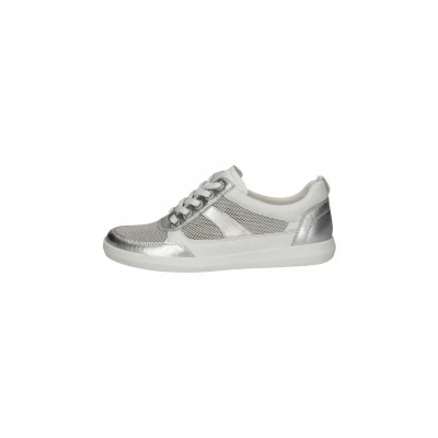 Afbeelding van Caprice Dames 9 23704 44 Sneakers voor dames, Wit/Zilver, 36 EU