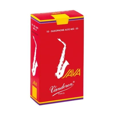 Image de vandoren Anches de saxophone alto java rouge filed red cut 3.5 sr2635r