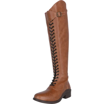 Afbeelding van Horka Rijlaarzen Lacey Synthetisch Cognac 36N