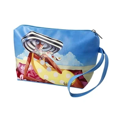 Afbeelding van Goebel® Trish Biddle Make up tasje &quot;Margarita Girl&quot; Toilettas, kunstleer, 18cm