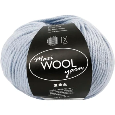 Afbeelding van Maxi Wolgaren 100 gr Zacht Blauw