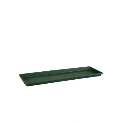 Afbeelding van Green basics balkonbak schotel 60cm blad groen elho