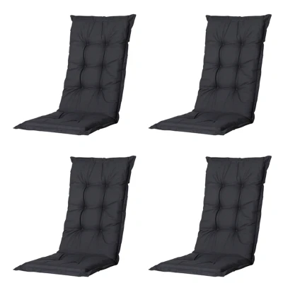 Afbeelding van Madison Kussen lage rug Basic black 105x50 Antraciet 4 Stuks