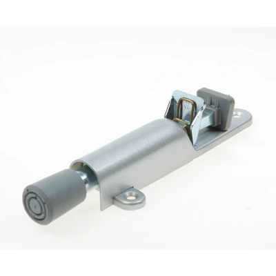 Afbeelding van Kws Deurvastzetter aluminium/champagne met rubber dop en veer 30mm 1027 32