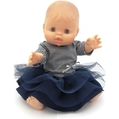 Afbeelding van Paola reina babypop gordi meisje alicia met rok 34 cm