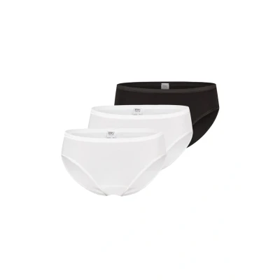 Afbeelding van mey 3ER PACK Slip Weiß schwarz, Dames, Maat: XS, schwarz