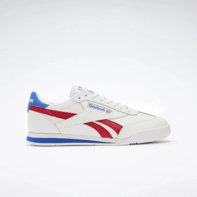 Afbeelding van Reebok Classic Campio XT Unisex Sneakers laag, Maat: 45, White/vectorred/optimumblue Leer/ synthetisch