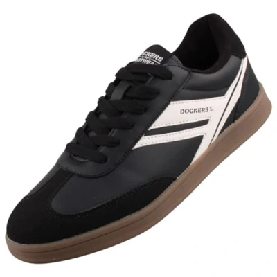 Afbeelding van Dockers by Gerli Lage sneakers voor heren, Zwart/Wit