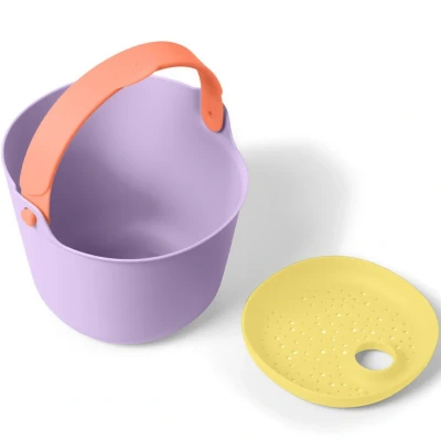 Afbeelding van Quut emmer met zeef bucki lavender