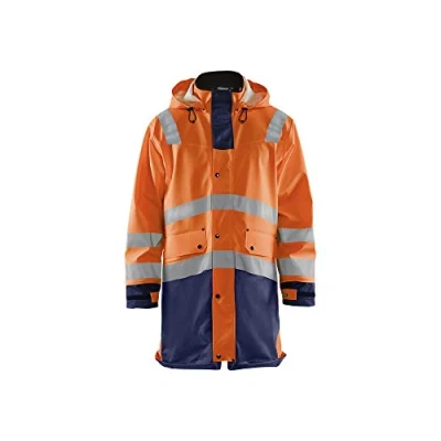 Afbeelding van Blaklader Regenjas High Vis LEVEL 3 4326 2005 Oranje/Marineblauw