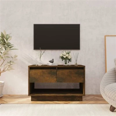 Afbeelding van Tv meubel 70x41x44 cm spaanplaat gerookt eikenkleurig