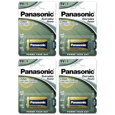 Afbeelding van panasonic MN1604 9V batterij 6LR61