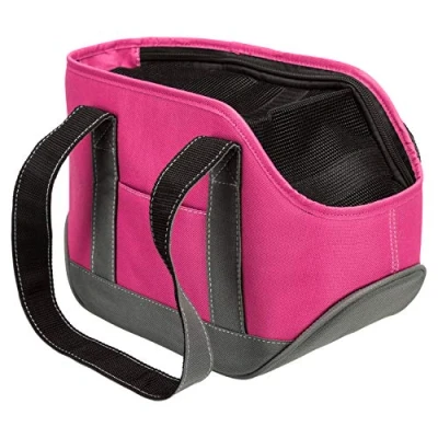 Afbeelding van Huisdierenhandtas Trixie Alea Grijs Roze Polyester PVC 16 x 20 30 CM