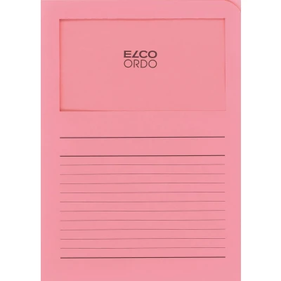 Afbeelding van Elco Ordo Classico venstermappen roze: 100 stuks