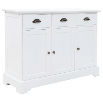 Afbeelding van Dressoir met 3 deuren 105x35x77,5 cm MDF en grenenhout